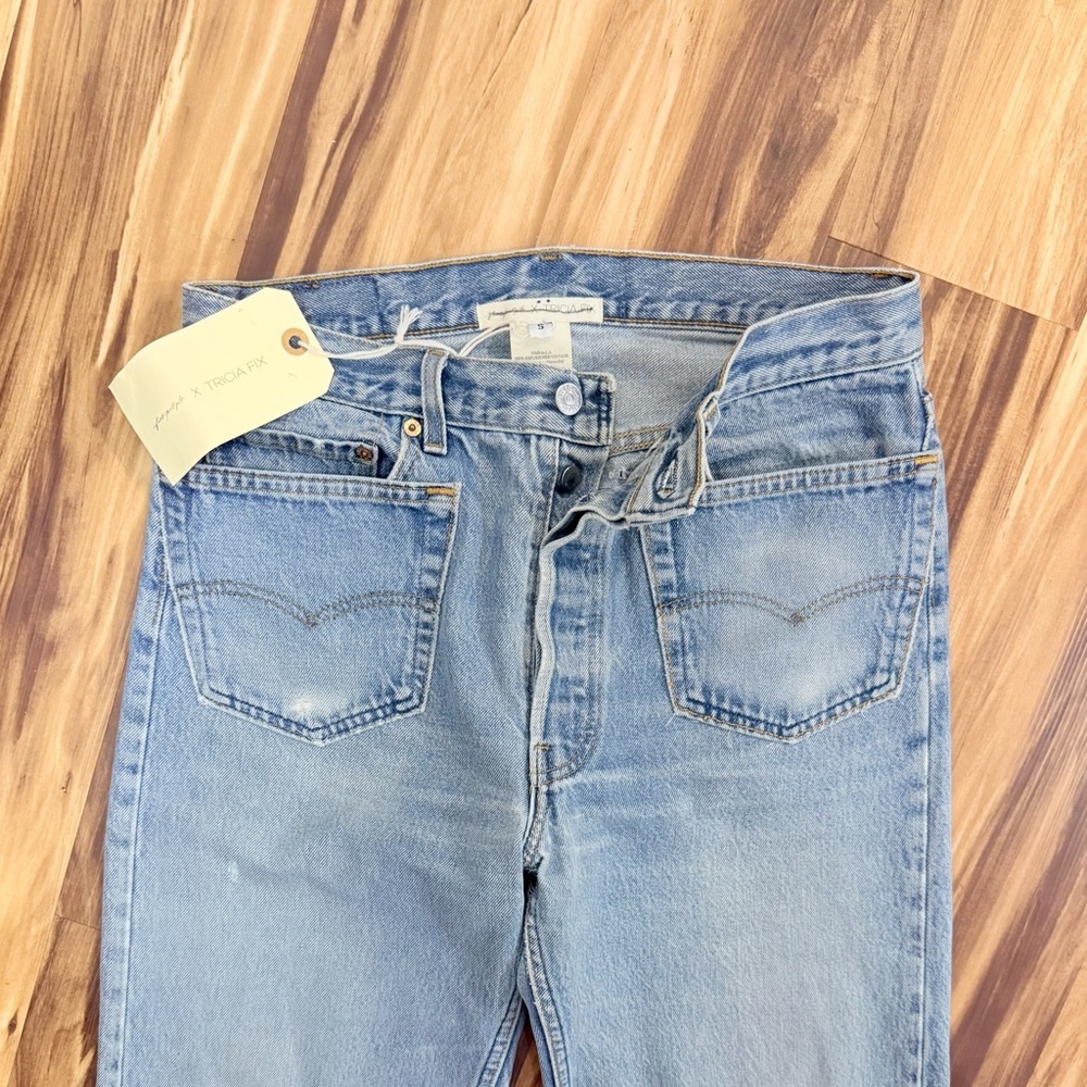 Free People x Trina Fix Collab Reworked Sailor Jeans - Picture 6 of 10